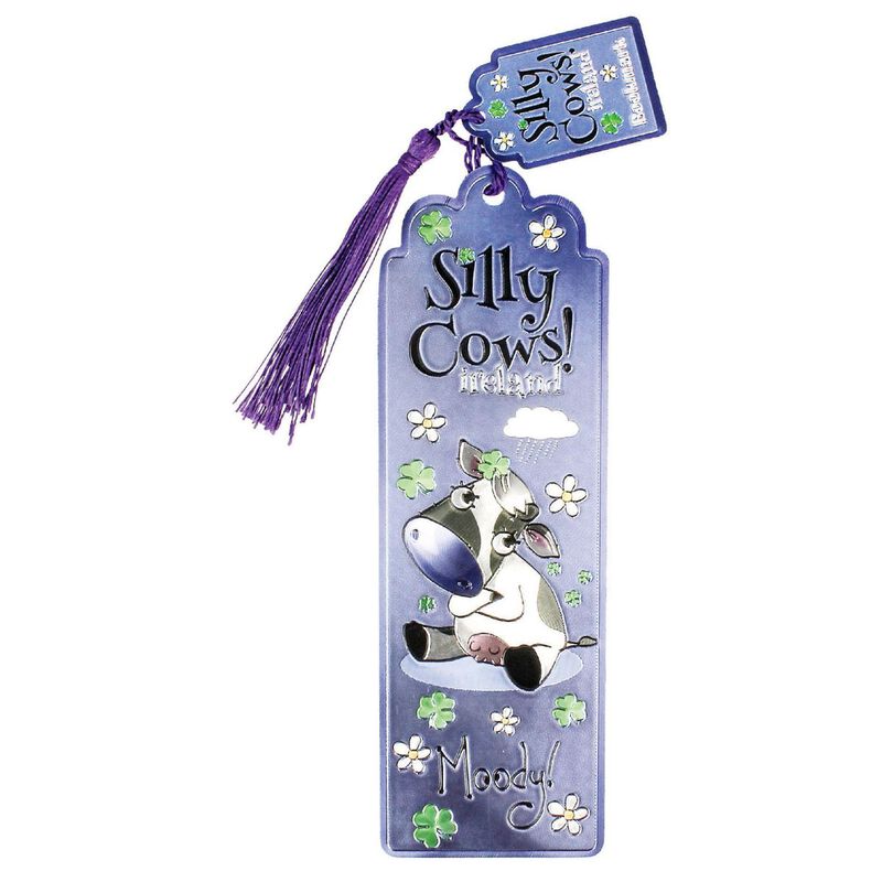 Silly Cows Moody Foil Bookmark
